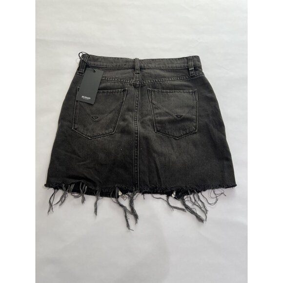 Hudson Viper Zipper Mini Skirt in Black - Picture 3 of 4